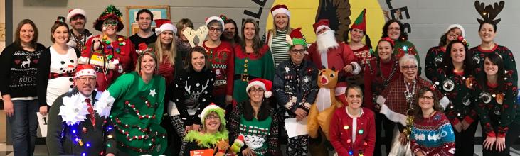 Elliott Staff Holiday Photo