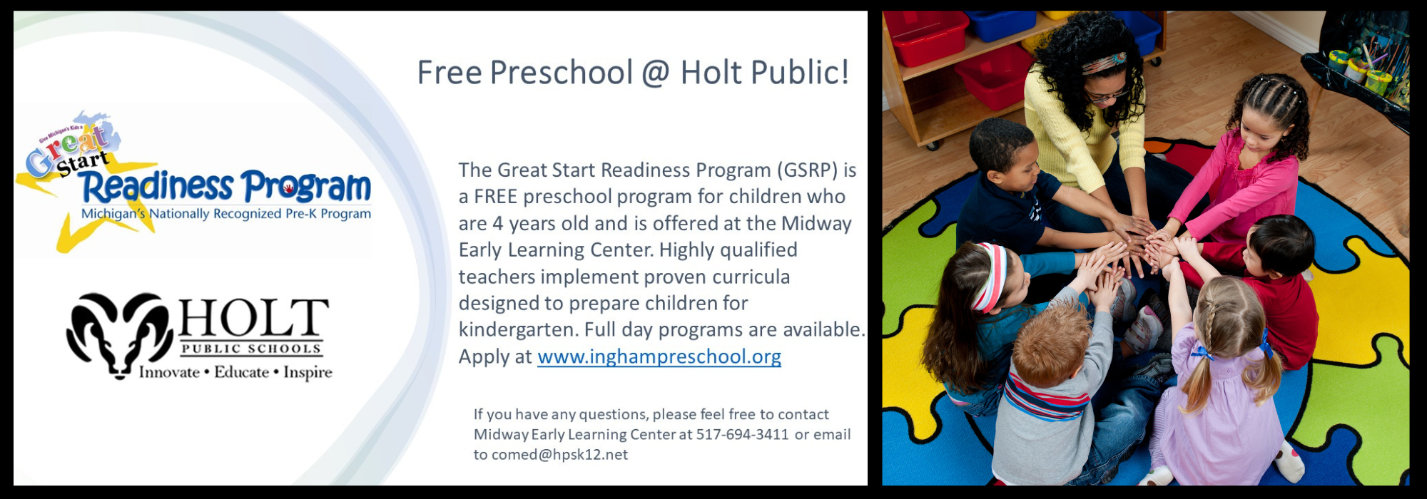 Free Preschool: GSRP